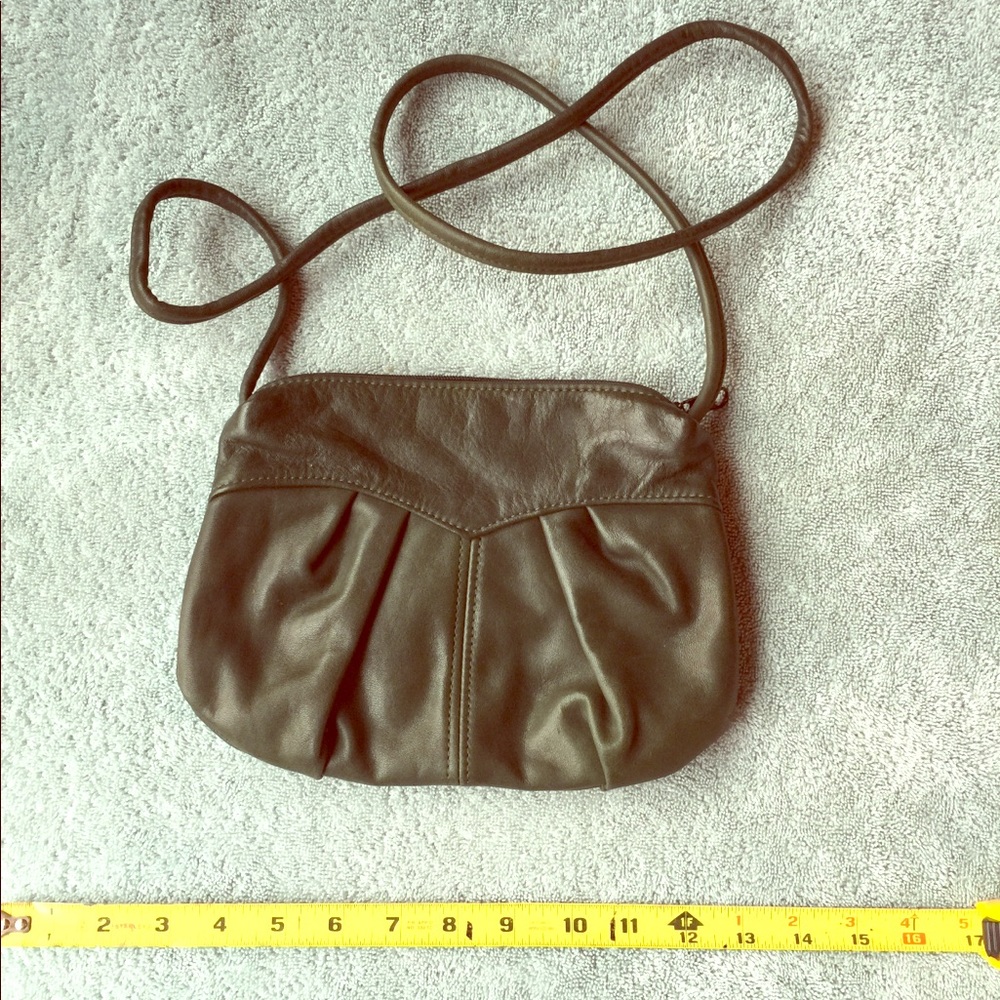 Vintage leather crossbody purse